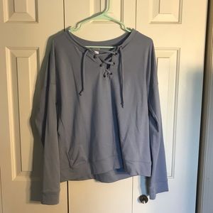 Blue Long Sleeve Shirt